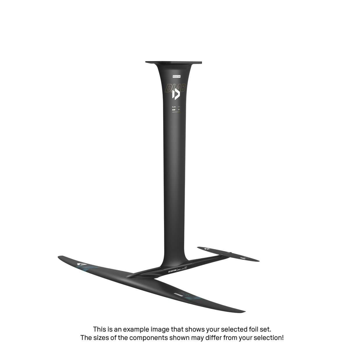 eMast Cruise Set AL 80 Front Wing Crest D/LAB 550 Monobloc-Tail S D/LAB 40/160 Adapter Fuselage - Duotone Onesize