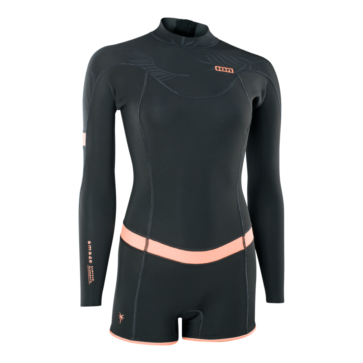 ION Women Wetsuit Amaze Shorty 2.0 Longsleeve Back Zip 2023
