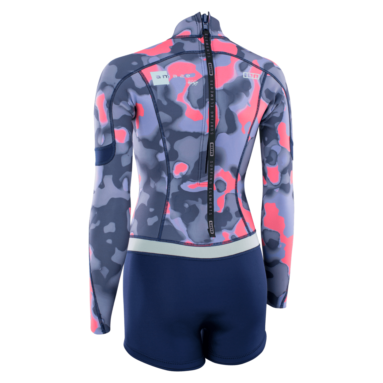 ION Women Wetsuit Amaze Shorty 2.0 Longsleeve Back Zip 2023