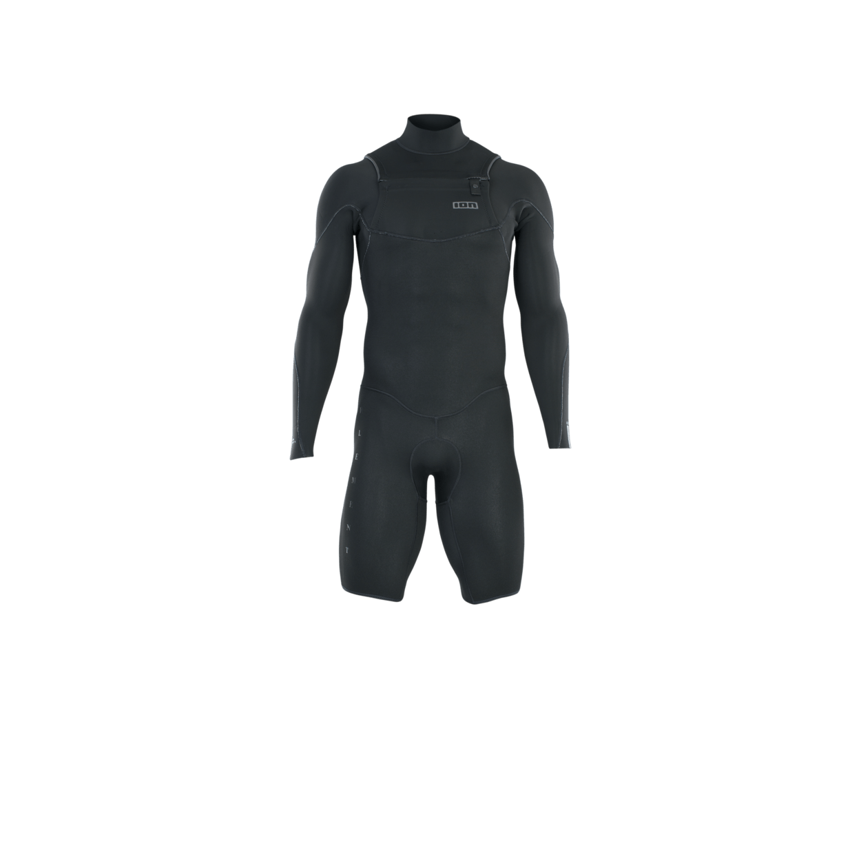 ION Men Wetsuit Element 2/2 Shorty Longsleeve Front Zip 2023
